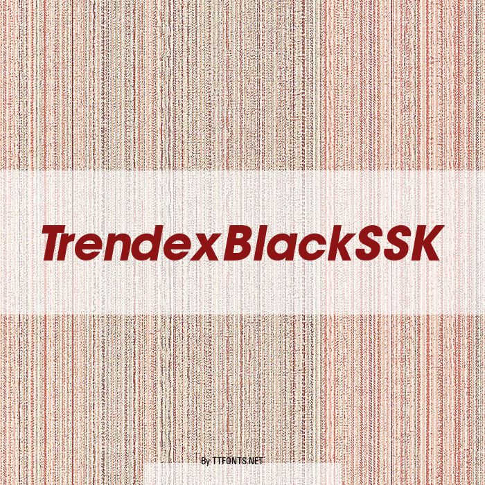 TrendexBlackSSK example